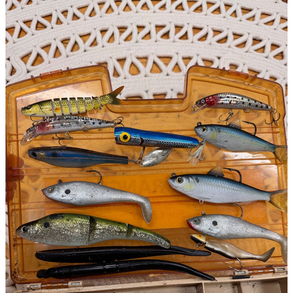 Fishing‎ Lures 14 pc Lot Multi Species Bass Pike Walleye Freshwater Saltwater